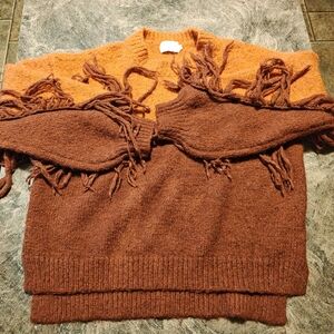 Dreamers Warm Orange Sweater